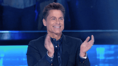 rob lowe applause GIF by Mental Samurai