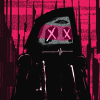 arctefact cryptoart dystopia arctefact distorted loops GIF