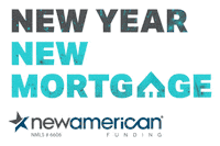 New Year Home Sticker by New American Funding