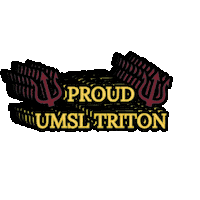 Triton Sticker by University of Missouri-St. Louis