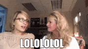 Chicksonright lol laugh laughing cracking up GIF
