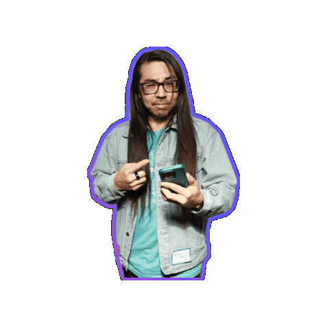 Check This Out Look At Me Sticker by Rod Kim