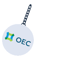 oecengenharia bola circulo oec corrente Sticker
