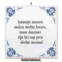 Support Wijsheid Sticker by Tegelspreuken.nl
