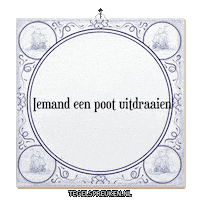Humor Spanning Sticker by Tegelspreuken.nl