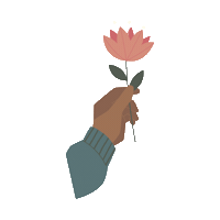 Flower Sticker by Magnólia Papelaria