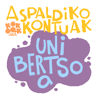 kokoakgara universe ancient universo euskara Sticker