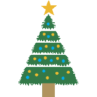 Holiday Tree Sticker by Montana State University