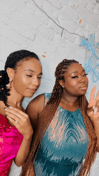 BlkWomenLoveDogs friends birthday bff pretty girl GIF
