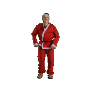 Happy Santa Claus Sticker by Simone Arena