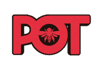 SantaPlantaDistri santa 420 pot planta Sticker