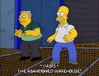 homer simpson larry burns GIF