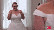 Happy Wedding Dress GIF by TLC Europe