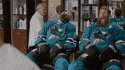 joe thornton laugh GIF by San Jose Sharks