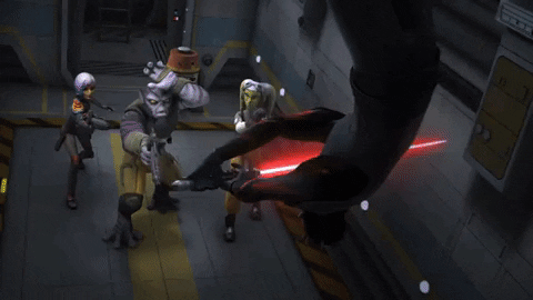 Rebels Season 3 Fighting GIF by Star Wars