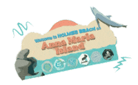 visitbradenton florida ami bradenton annamariaisland Sticker