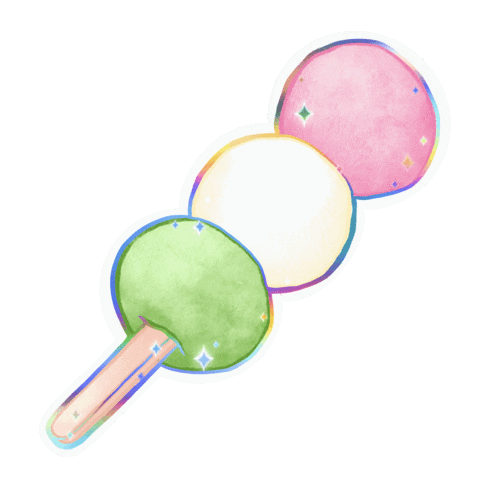 JuiceBoxGraphics food kawaii flower sweet Sticker