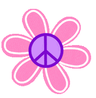 Flower Peace Sticker