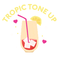 Tropic Tone Up Sticker by SkinnyMint