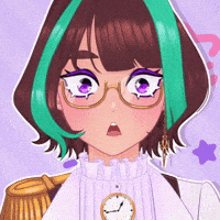 echorosen anime kawaii green surprise GIF