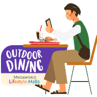 Eat Out Good Time Sticker by Megaworld Lifestyle Malls