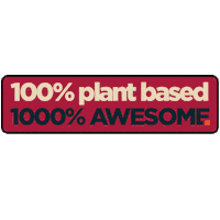 Plant Based Vegan Sticker by Awesome Supplements