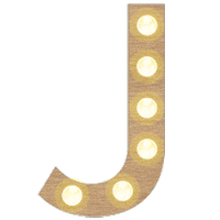 Typography Lights Sticker by TELEUKTROUWEN