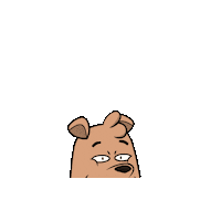 Cheeky Smile Cheesy Grin Sticker by Meme World of Max Bear