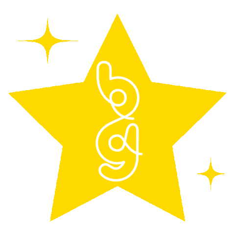 Yellow Star Sticker by Bubblegum Balloons