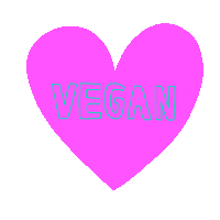 selinapacktaus love heart vegan herz Sticker