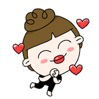 Happy I Love You Sticker by Holler Studios