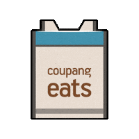 Food Bag Delivery Sticker by coupangeats