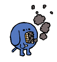 Dog Cigarette Sticker by Andrew Onorato