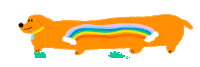 Sausage Dog Sticker