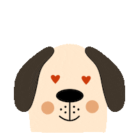 Cat Dog Sticker by Patra Bene