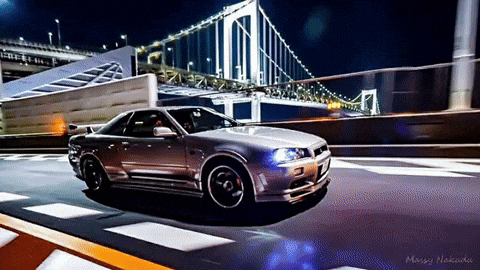 R34 Wangan GIF by jesse_iwuji