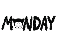 Black Cat Day Sticker