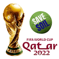Qatar 2022 Football Sticker by Save Soil