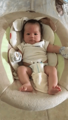 Adorable Baby Has the Cutest Reaction to His Own Hiccups