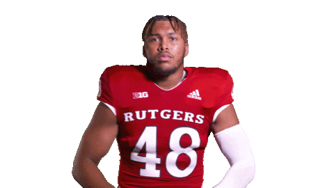 Kyonte Hamilton Sticker by Rutgers Football