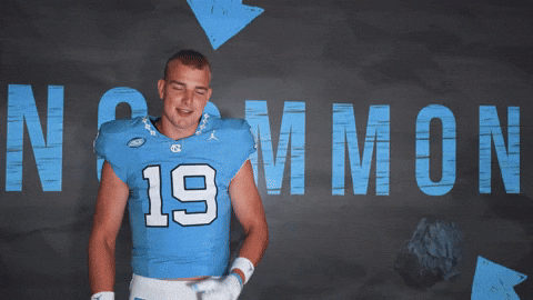 University Of North Carolina Football GIF by UNC Tar Heels