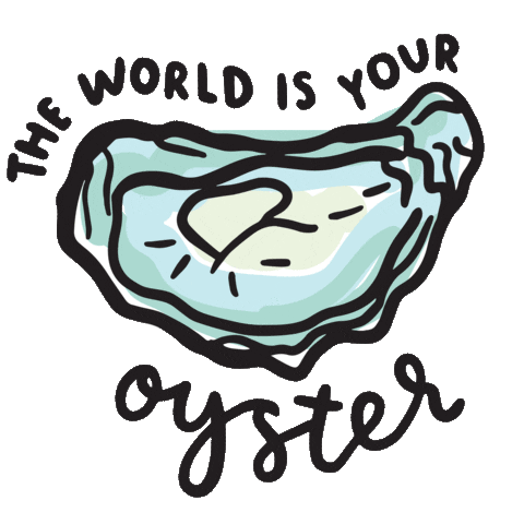 World Oyster Sticker