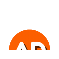 Instagram Orange Sticker