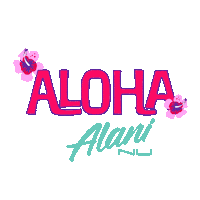 Aloha Sticker by Alani Nu