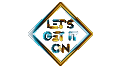 Glow Digital Art Sticker