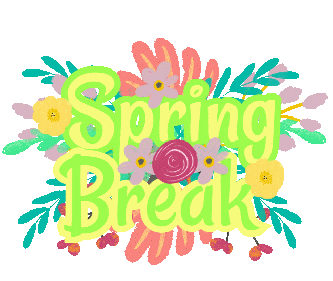 Spring Break Flowers Sticker by Foster Bubbies