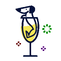 New Year Dog Sticker by Dan's Pet Care