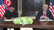 Signing Donald Trump GIF by euronews
