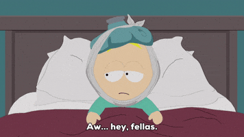 sick butters stotch GIF by South Park 