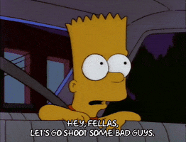 Excited Season 3 GIF by The Simpsons